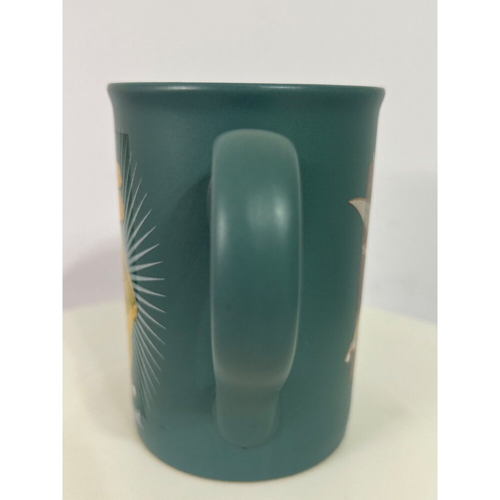 Disneyland Tinker Bell Coffee Cup Mug Teal Fairy Pixie Fantasy Magic Peter Pan - Picture 4 of 8